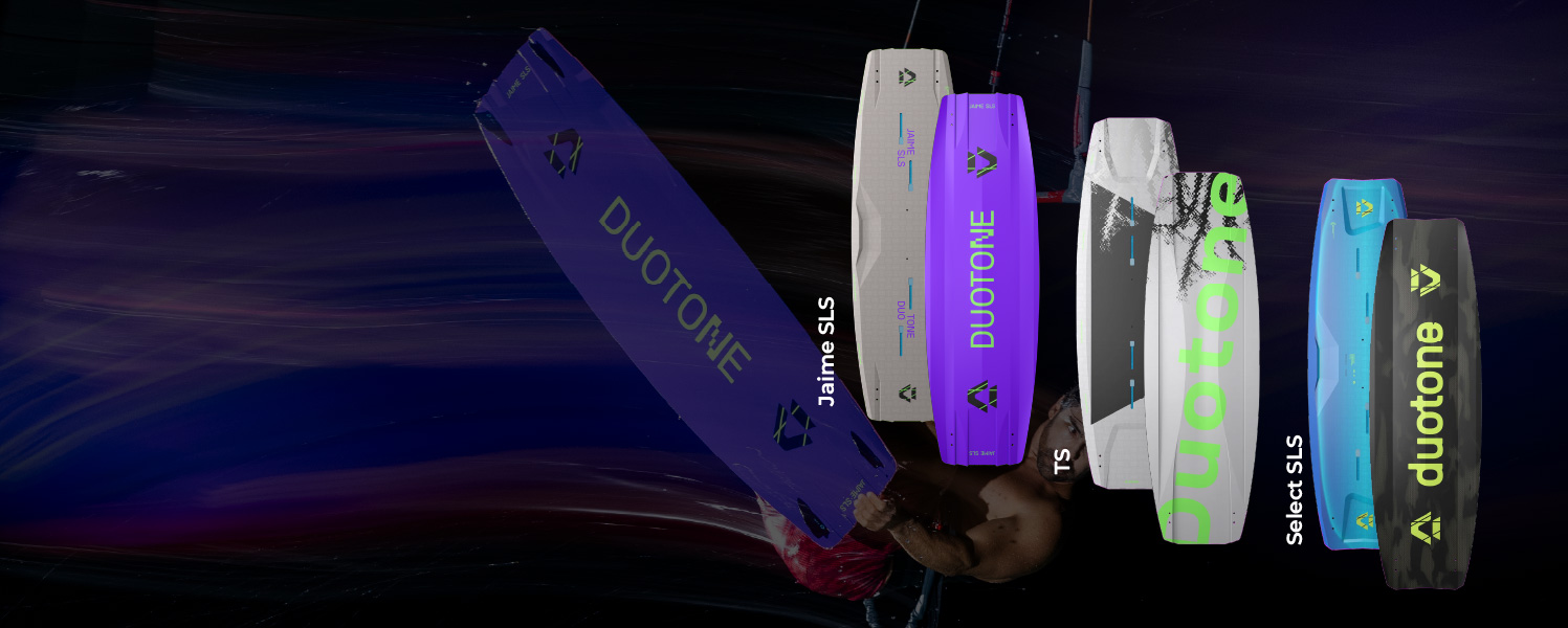 Pranchas bidirecionais Duotone 2027: Jaime SLS, TS e Select SLS